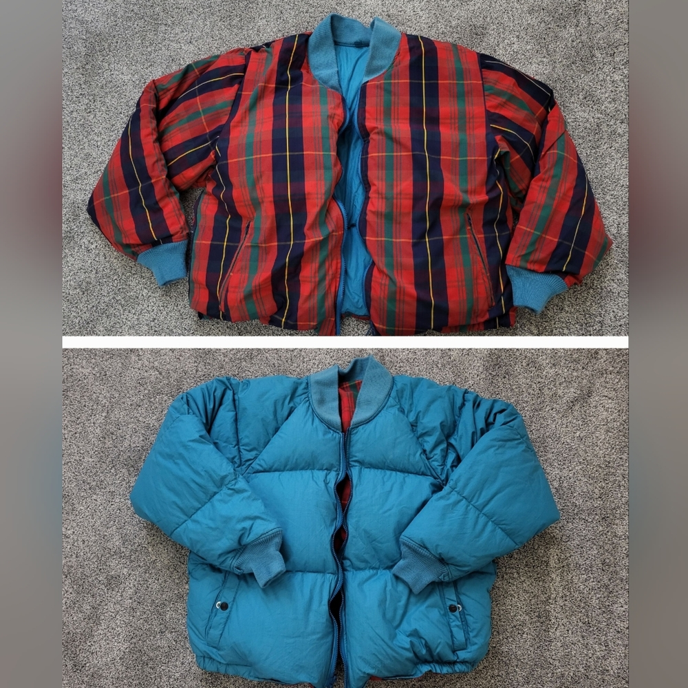 Excalibur Reversible Plaid Coat Size XL